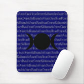 Göttin-Gesang (dunkelblau) Mousepad (Mit Mouse)