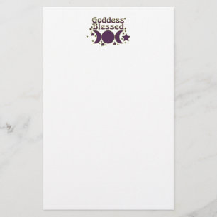 Göttin gesegnetes Briefpapier