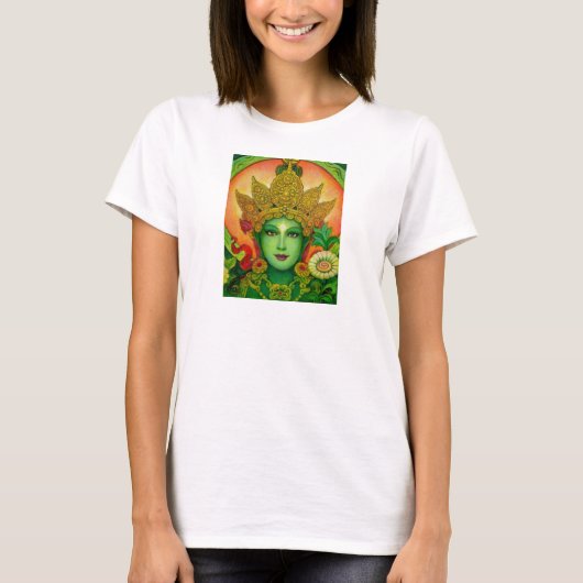 Göttin-grünen Taras T-Shirt (Vorderseite)
