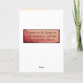 Göttin-Haus-Segen/neues Zuhause Ankündigung (Rückseite)