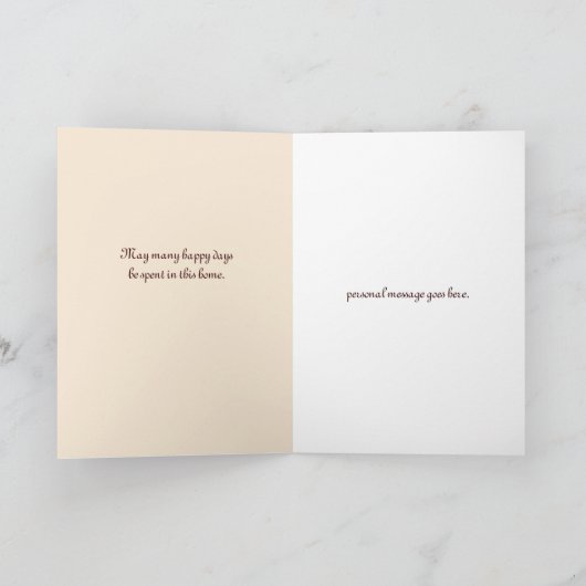 Göttin-Haus-Segen/neues Zuhause Ankündigung (Innenseite)