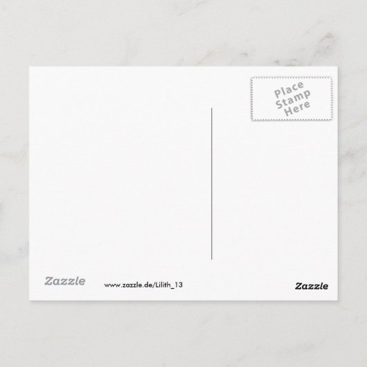 Göttin im Labyrinth 1 Postkarte (Rückseite)