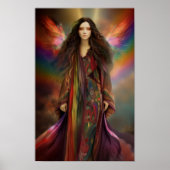 Göttin Iris Botin Der Götter Regenbogen Kunst Poster (Vorne)