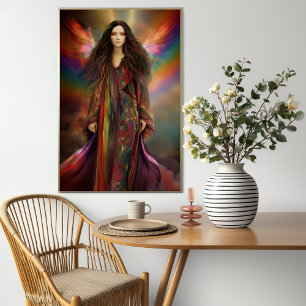 Göttin Iris Botin Der Götter Regenbogen Kunst Poster