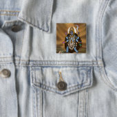 Göttin Kali Knopf Button (Beispiel)
