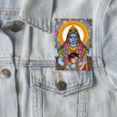 Göttin Kali Knopf Button (Insitu)
