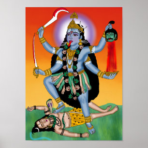 Göttin Kali Poster