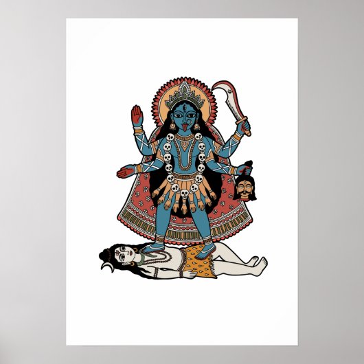 Göttin Kali Poster (Vorne)