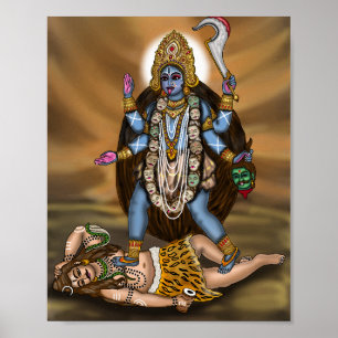 Göttin Kali Poster