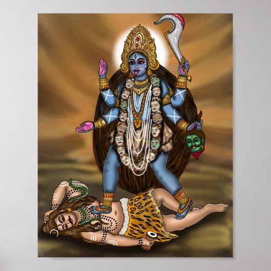 Göttin Kali Poster (Vorne)