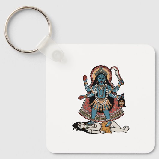 Göttin Kali Schlüsselanhänger (Vorderseite)