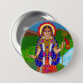 Göttin Khodiyar Knopf Button (Vorne & Hinten)