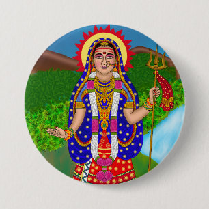 Göttin Khodiyar Knopf Button