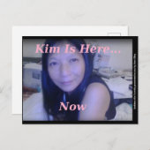 Göttin-Kim-Postkarte Dans Cilley Ankündigungspostkarte (Vorne/Hinten)