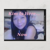 Göttin-Kim-Postkarte Dans Cilley Ankündigungspostkarte (Vorderseite)