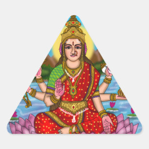 Göttin Lakshmi Aufkleber