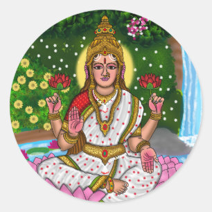 Göttin Lakshmi Aufkleber