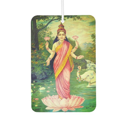 Göttin Lakshmi Autolufterfrischer (Vorderseite)