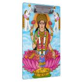 Göttin Lakshmi Clipboard Klemmbrett (Rechts)