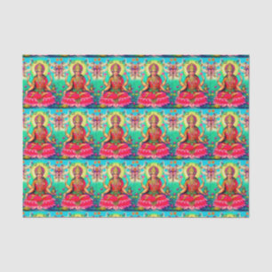 Göttin Lakshmi helles Seidenpapier