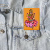 Göttin Lakshmi Knopf Button (Insitu)