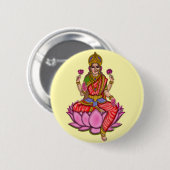 Göttin Lakshmi Knopf Button (Vorne & Hinten)