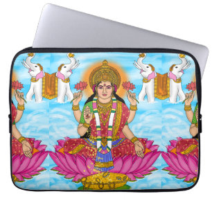 Göttin Lakshmi Laptop-Hülle Laptopschutzhülle