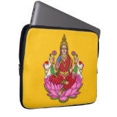 Göttin Lakshmi Laptopschutzhülle (Vorne Rechts)