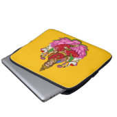 Göttin Lakshmi Laptopschutzhülle (Vorne Knopf)