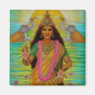 Göttin Lakshmi Magnet