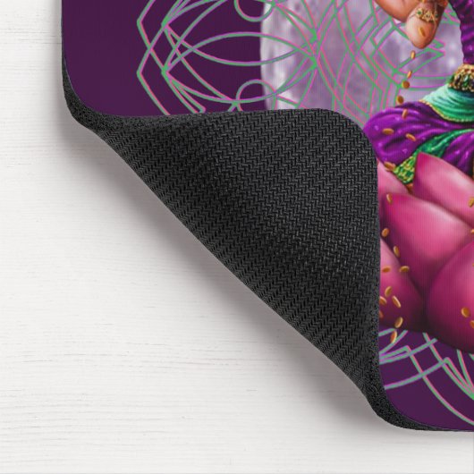 Göttin Lakshmi Mandala Mousepad (Ecke)