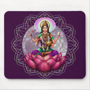 Göttin Lakshmi Mandala Mousepad