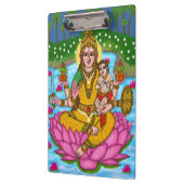 Göttin Lakshmi Notizbuch Klemmbrett (Links)