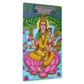 Göttin Lakshmi Notizbuch Klemmbrett (Rechts)