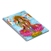 Göttin Lakshmi Notizbuch Notizblock (Rechte Seite)