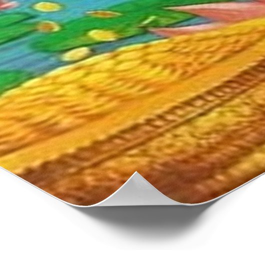 Göttin Lakshmi Poster (Ecke)