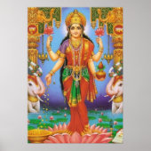 Göttin Lakshmi Poster (Vorne)