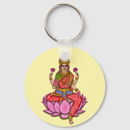Göttin Lakshmi Schlüsselanhänger (Vorderseite)