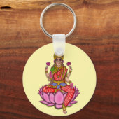 Göttin Lakshmi Schlüsselanhänger (Vorderseite)