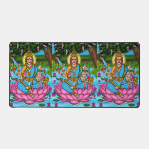 Göttin Lakshmi Schreibtischunterlage