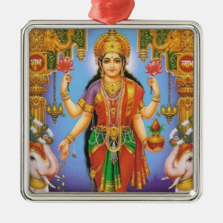 Göttin-Lakshmi Silbernes Ornament