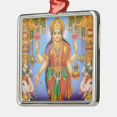 Göttin-Lakshmi Silbernes Ornament (Links)