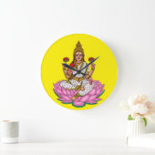 Göttin Lakshmi Wanduhr (Zuhause)