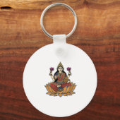 Göttin Laxmi Schlüsselanhänger (Vorderseite)