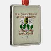 Göttin-Lied Silbernes Ornament (Rechts)