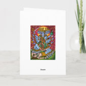 Göttin Mahakali Poster Karte (Rückseite)