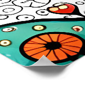 Göttin Malerei Fruchtbarkeit Natur Blume Baummond Poster (Ecke)