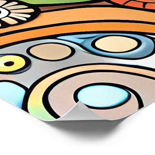 Göttin Malerin Diversity Ozeankreatur Poster (Ecke)