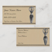 Göttin mit dem griechischen Wave Frame Visitenkarte (Vorne/Hinten)