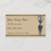 Göttin mit dem griechischen Wave Frame Visitenkarte (Vorderseite)